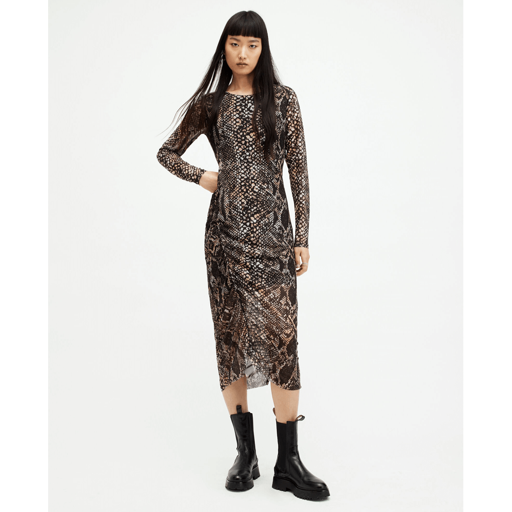 All saints ruched dress online
